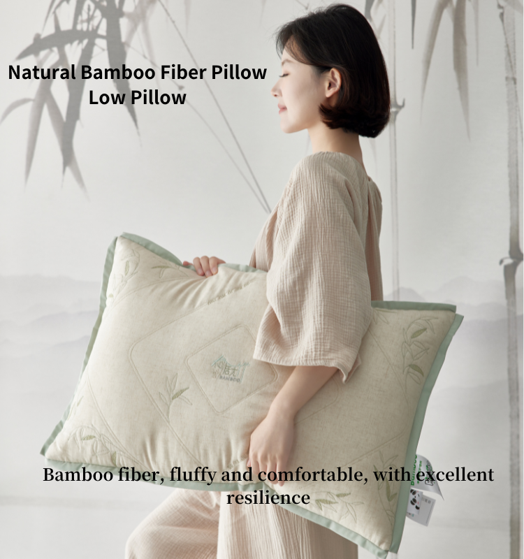 Natural Bamboo Pillow-Low Pillow(图1)