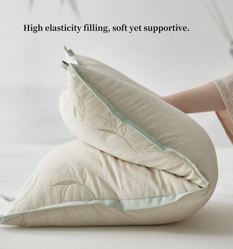 Natural Bamboo Fiber Pillow-Low Pillow(图3)