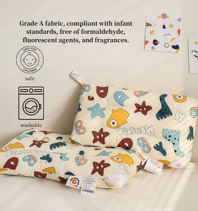 Childrens Washable Pillow Dinosaur Paradise(图2)