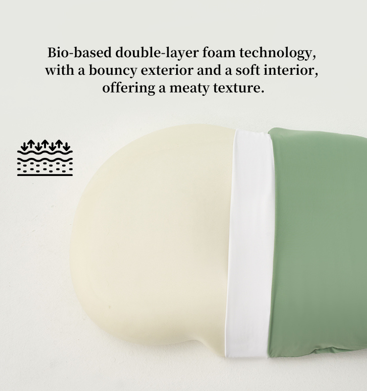 Macarone Memory Foam Bio-Based Cooling Pillow(图4)