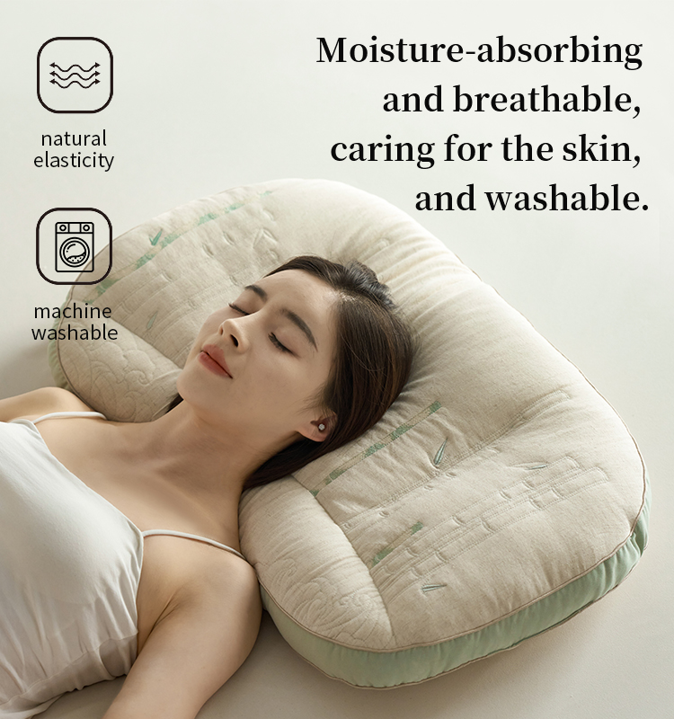 Natural Bamboo Pillow-High Pillow(图2)