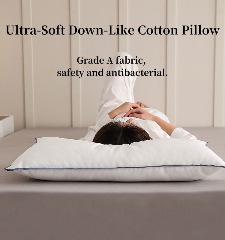 Ultra-Soft Down-Like Cotton Choice Hotel Pillows(图1)