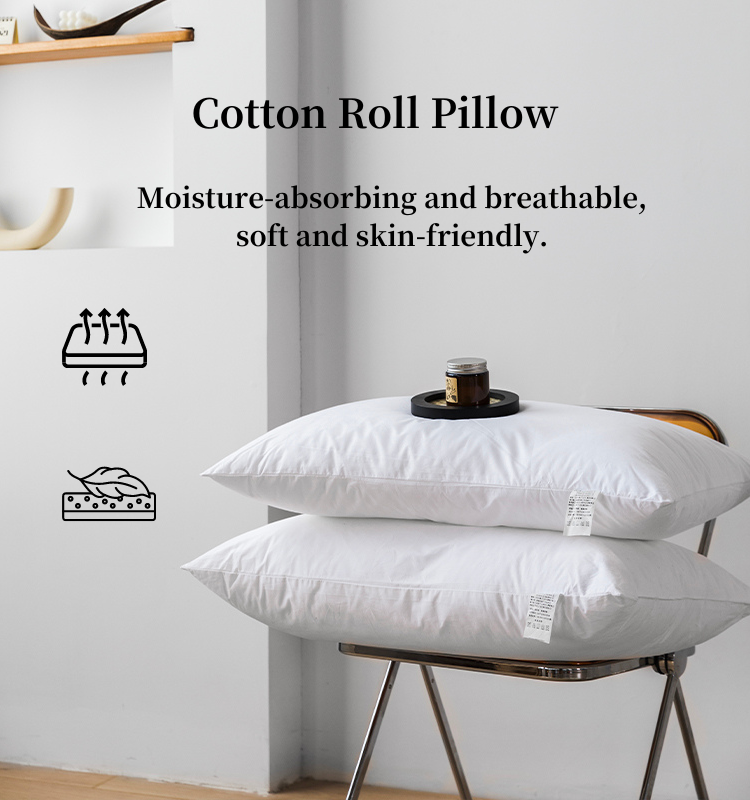 Roll Packaging Cotton Hotel Grand Pillow(图1)