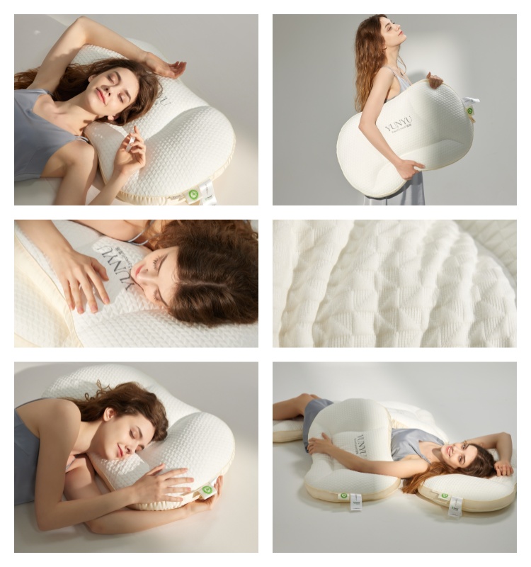 Luxury Tencel Lyocell Knitted Latex Pillow(图1)