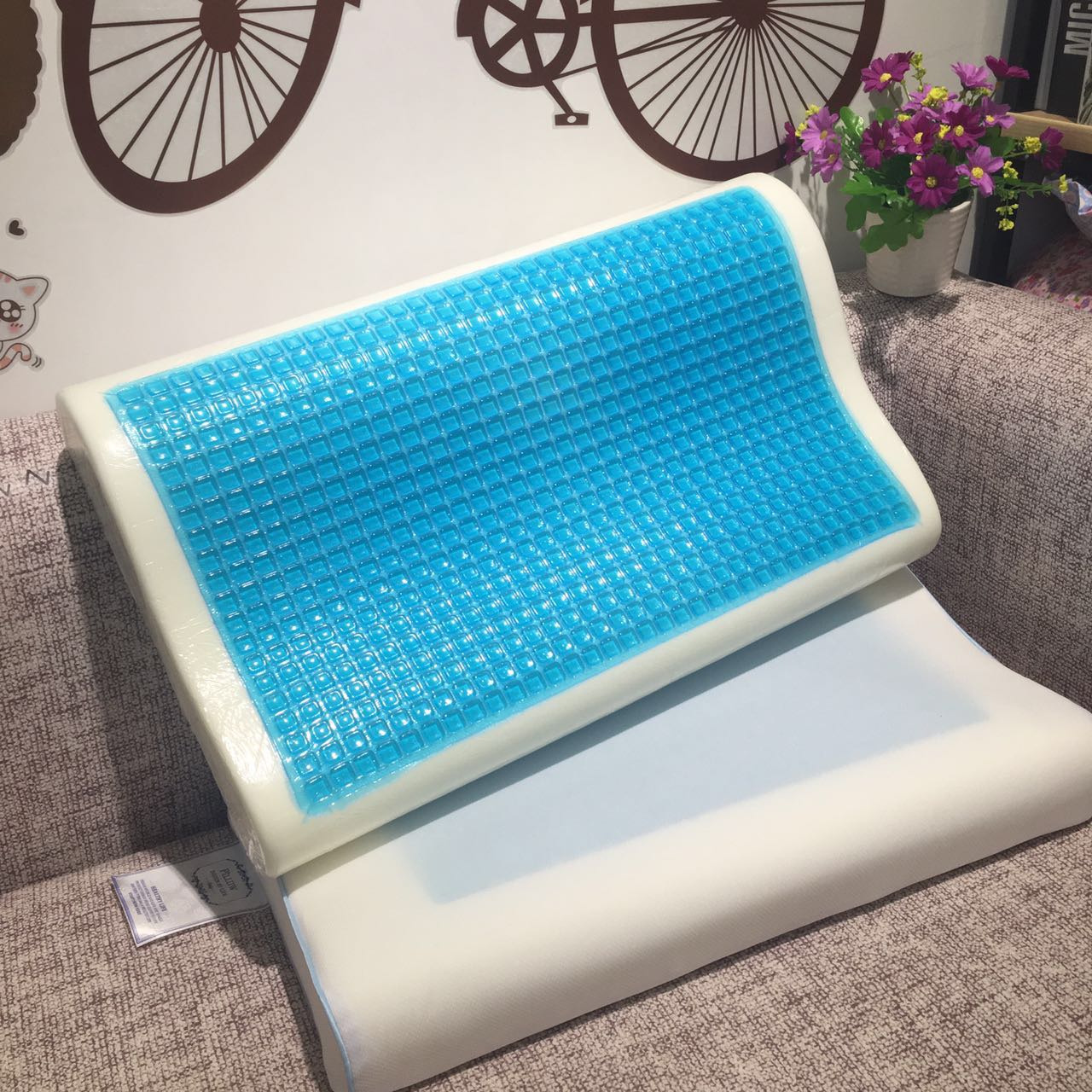 Cooling Gel Memory Foam Pillow(图2)