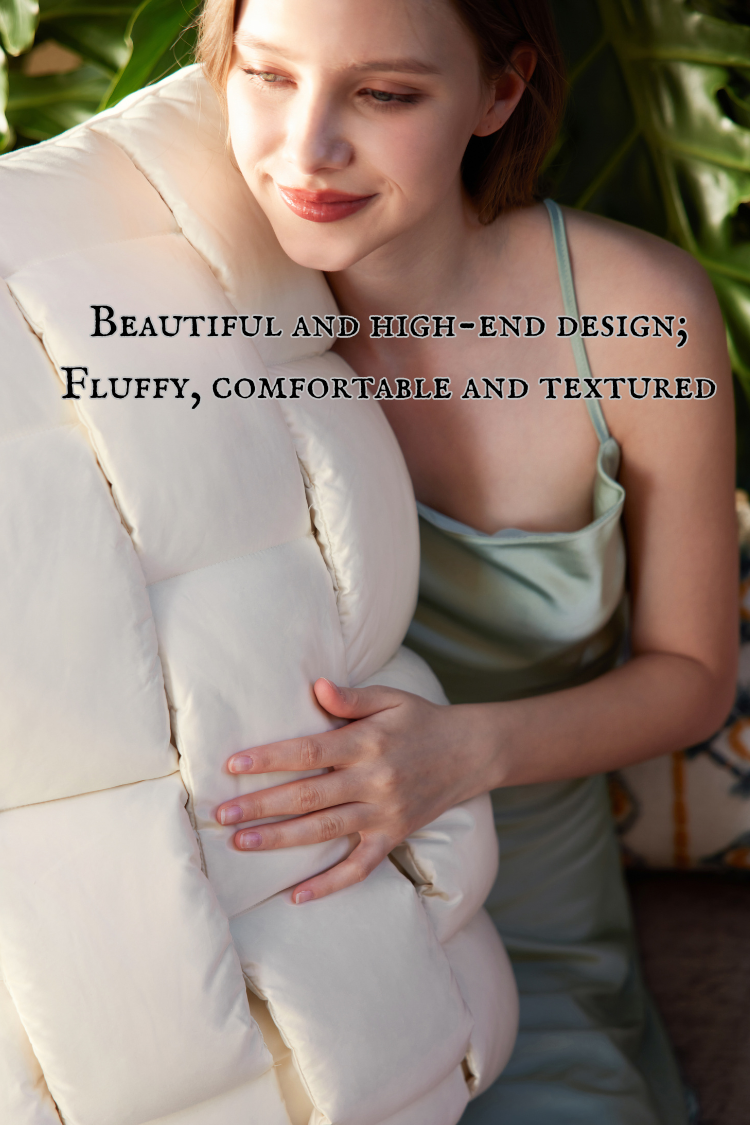 Luxury and Elegant Goose Down Pillow(图2)